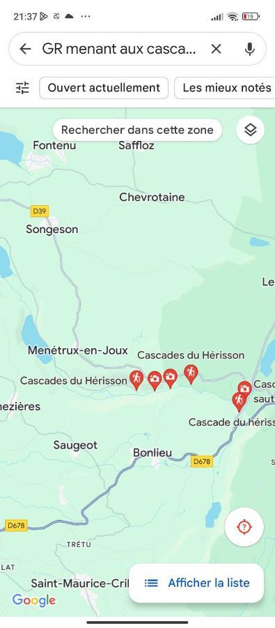 La P'Tite Maison Bois Du Herisson Menetrux-en-Joux Zewnętrze zdjęcie